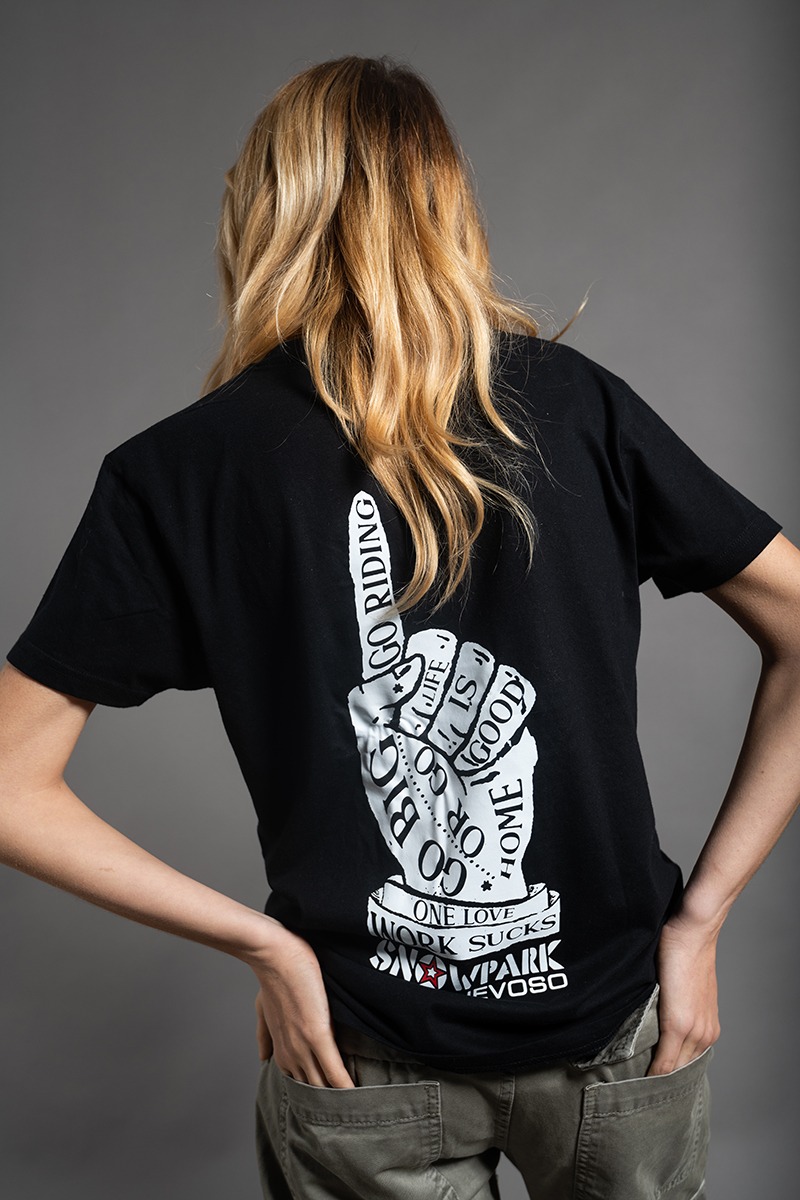 Snowpark Black T-shirt - immagine 4