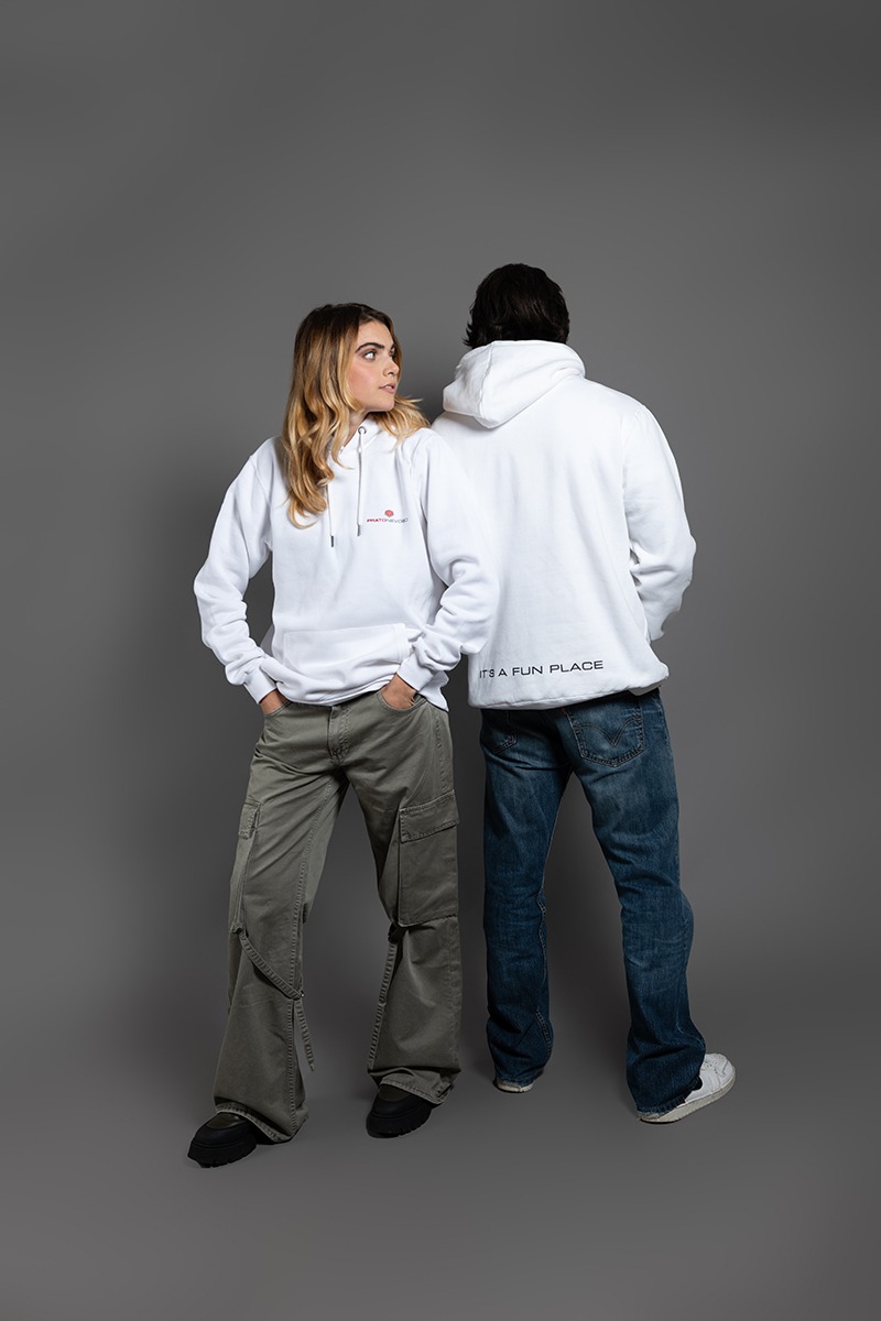 Prato Nevoso White Hoodie - immagine 4