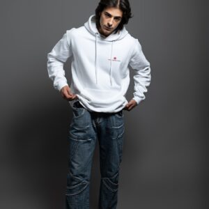Prato Nevoso White Hoodie