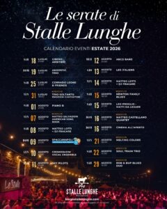 Calendario eventi estate 2026 delle serate di Stalle Lunghe a Prato Nevoso